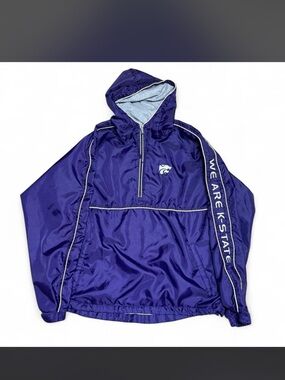 Kansas State Wildcats Purple Pullover Windbreaker
